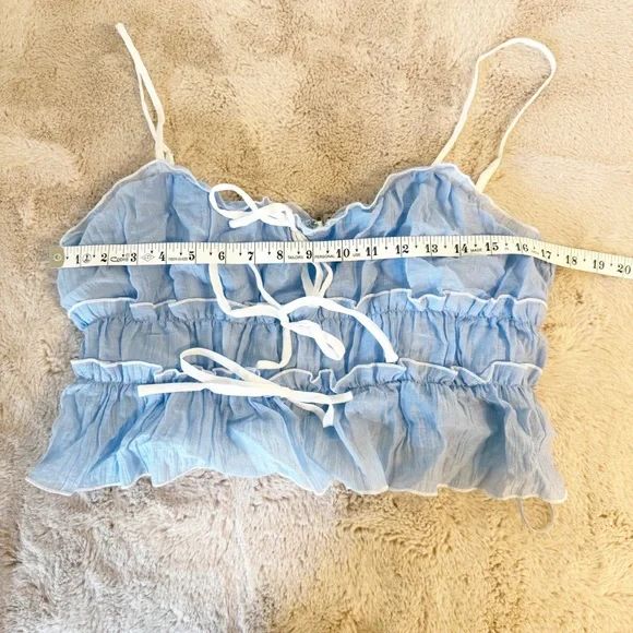 12th Tribe Light Blue Maxi Skirt - Picture 14 of 15